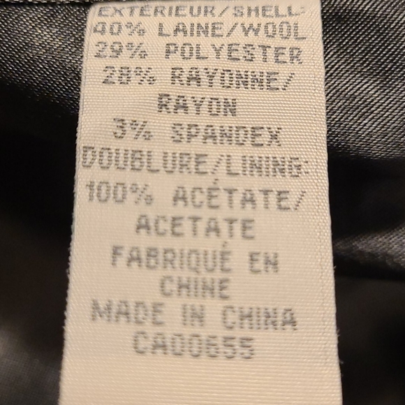 RW & Company pinstriped wool blend skirt suit - Picture 13 of 13